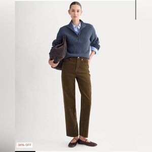 Everlan me Way high black corduroy pants